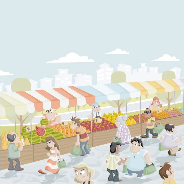 Fête des pères au marché de Naucelle