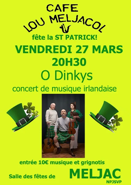 Saint Patrick au café Lou Meljacol