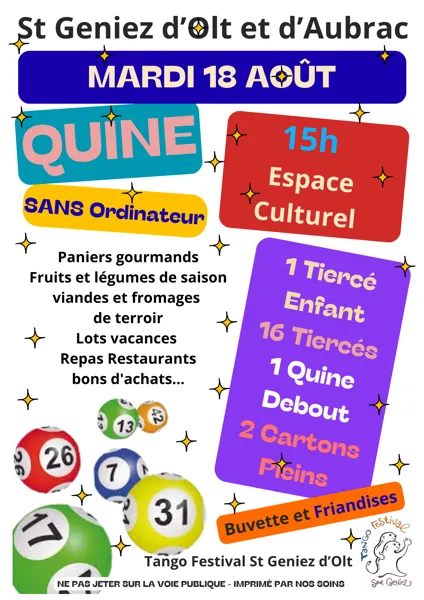 Quine du Tango Festival