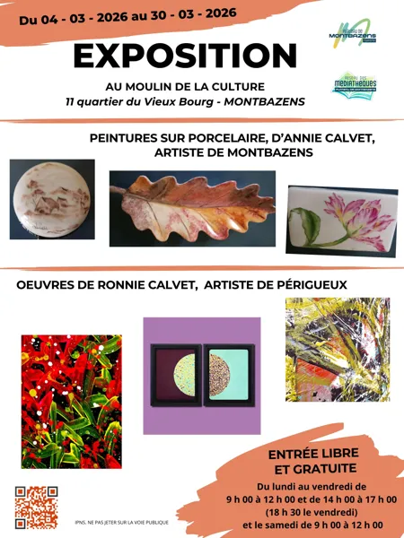 Exposition au moulin de la culture