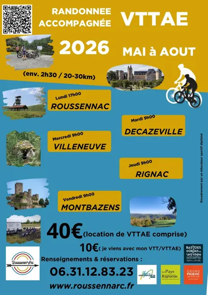 Randonnée accompagnée à VTTAE