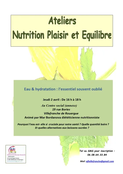 Atelier : nutrition, plaisir et équilibre