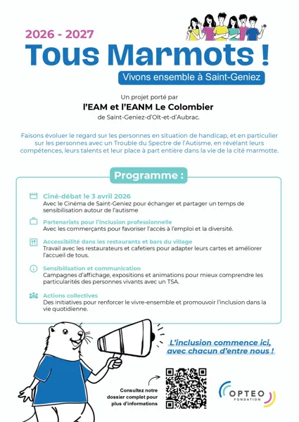 Ciné-débat sur le thème de l'autisme, EANM Le Colombier