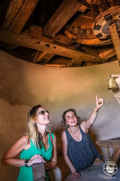 Visite du moulin du Rédounel, ©Virginie- Govignon - OFFICE DE TOURISME LARZAC VALLEES
