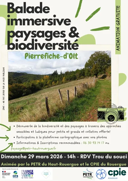 Balade immersive paysages & biodiversité