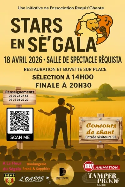 RÉQUIS'CHANTE concours STARS en SÉ'GALA
