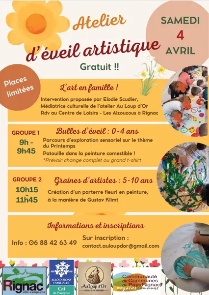 Atelier d'éveil artistique