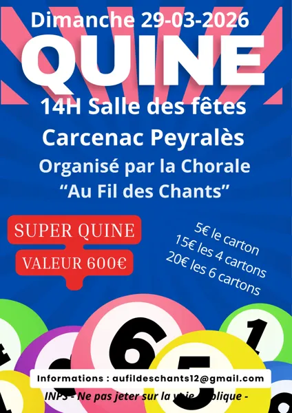 Quine de la chorale 