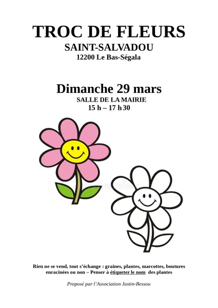 Troc de fleurs à Saint-Salvadou