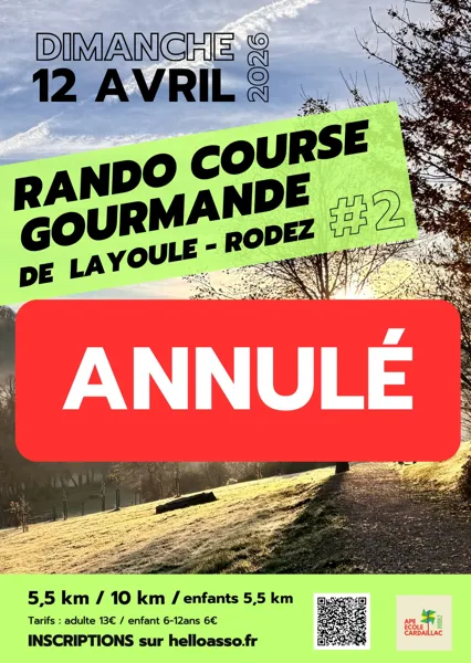 Randonnée / course gourmande de Layoule