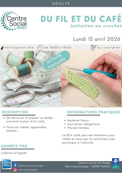 Atelier créatif : Du fil et du café