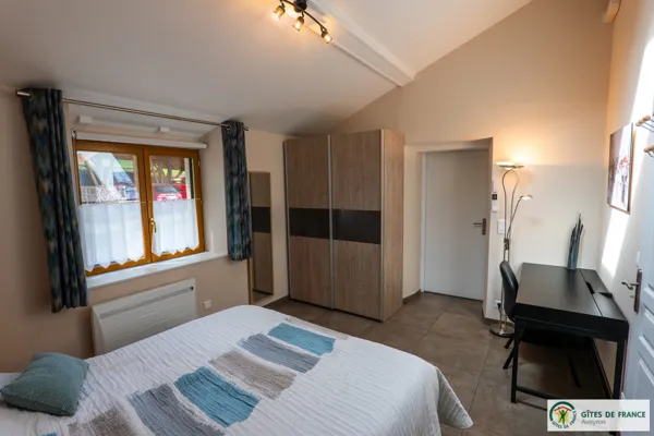 Vue chambre Nord-Ouest du rdc, FF