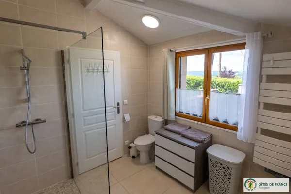 Vue sdd de la chambre Nord-Ouest, FF