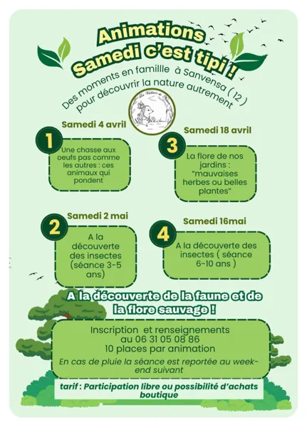 Animations : Samedi c'est tipi !