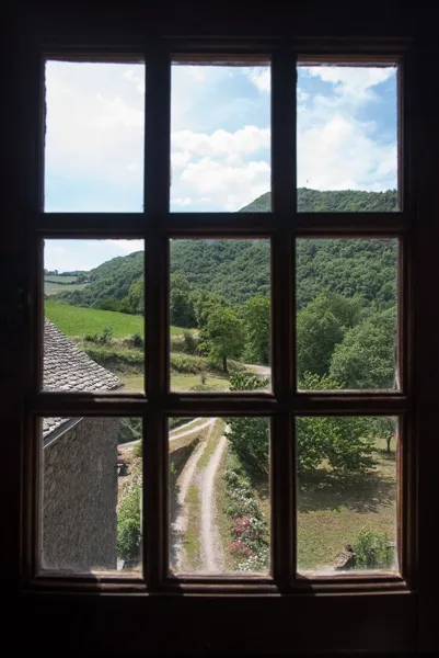 Vue romantique sur le domaine, Château de Salamon