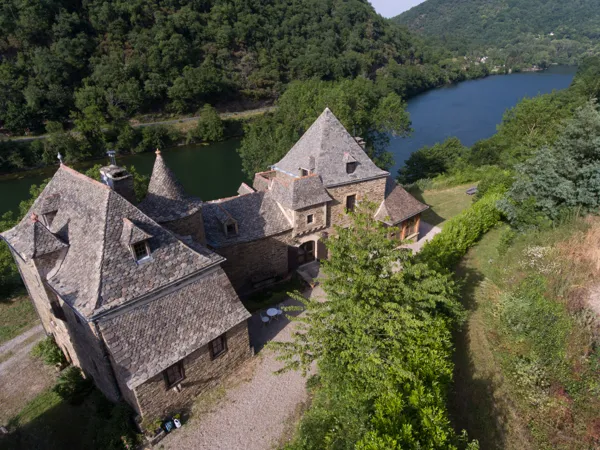 Le château vu d'en haut