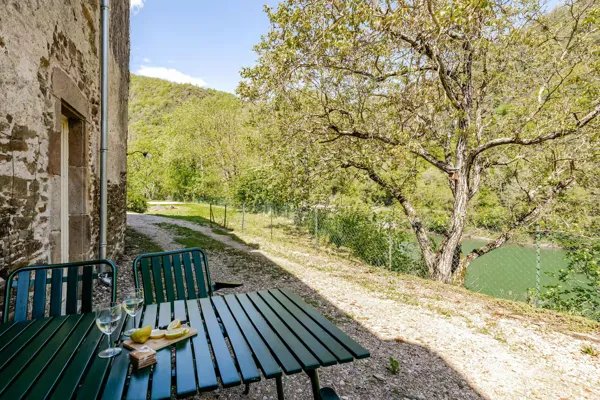 Terrasse privée avec vue sur le Tarn
