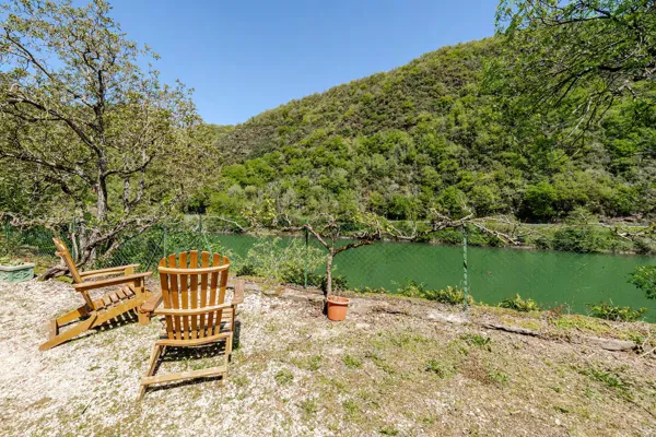 Tarrasse avec vue sur le Tarn