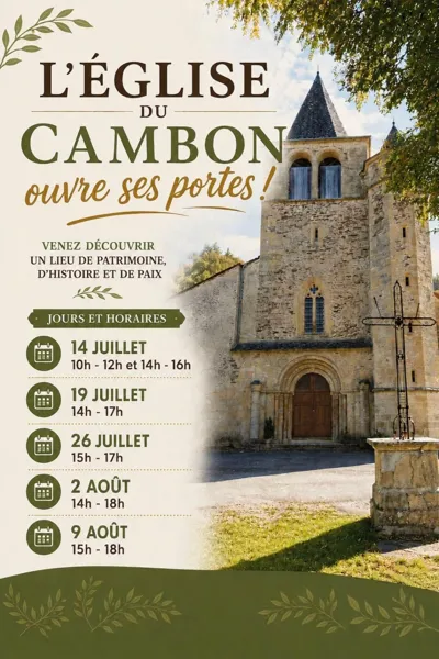 L'Église du Cambon ouvre ses portes