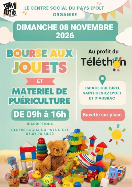 Bourse aux jouets à St Geniez d'Olt