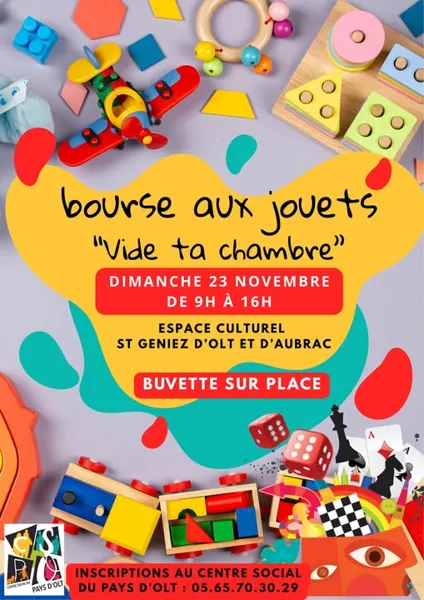 Bourse aux jouets à St Geniez d'Olt