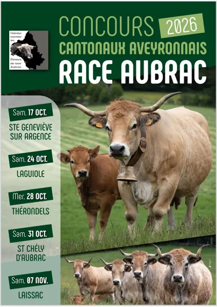 Concours cantonal de la Race Aubrac