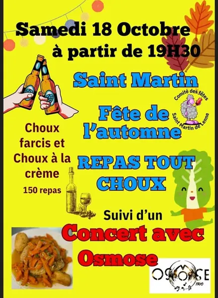 Saint Martin Fête l'Automne