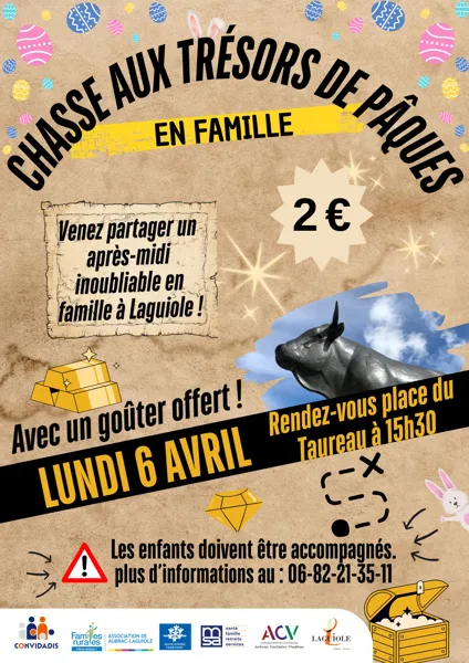 Chasse aux trésors de pâques