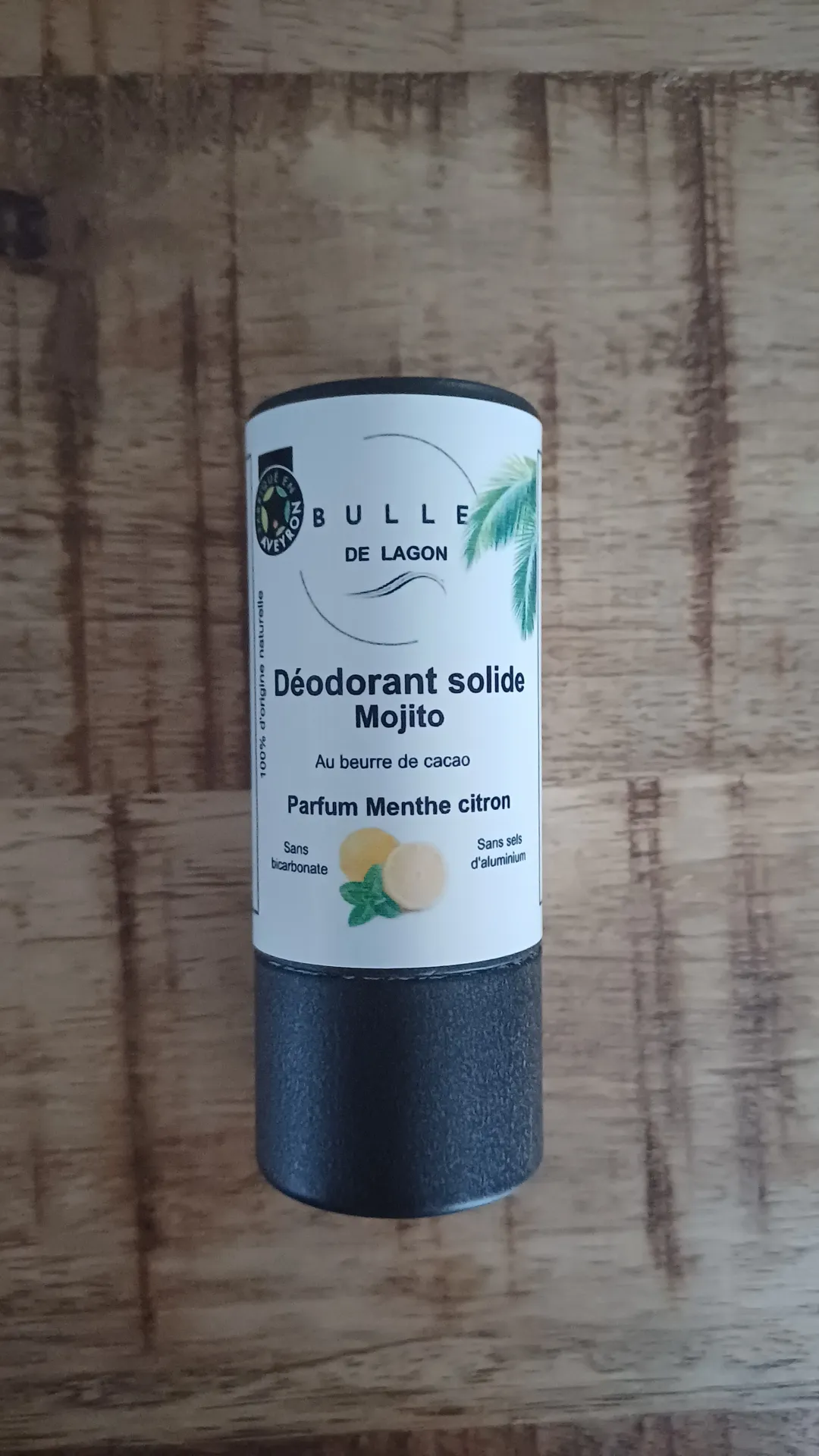 Déodorants solides Mojito ou Fleur de Tiare, 