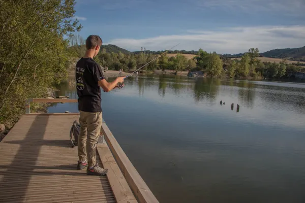 Plan d'eau de la Cisba, Fédération de pêche de l'Aveyron