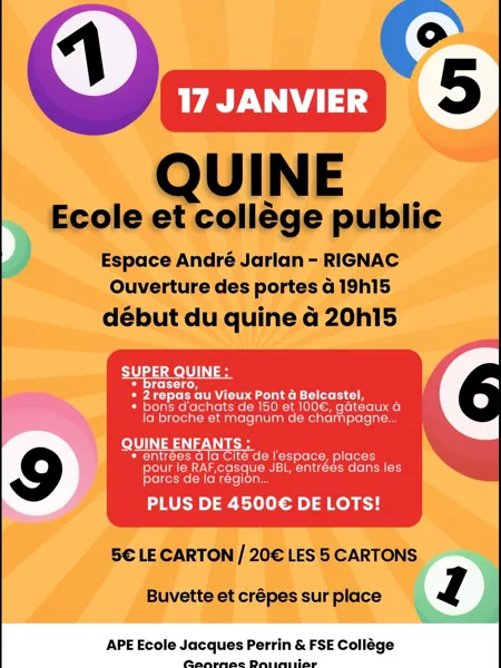 Quine APE Ecole Perrin et Collège Rouquier