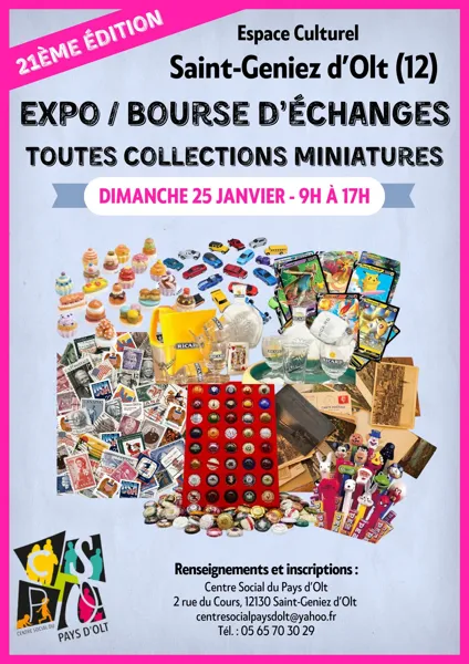 Expo-Bourse Multi Collections à Saint Geniez d'Olt