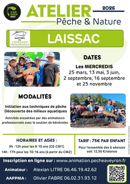 Atelier pêche et Nature à Laissac