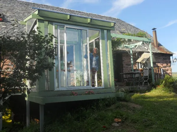 Veranda de la Chambre Basque, Office de Tourisme des Causses à l'Aubrac