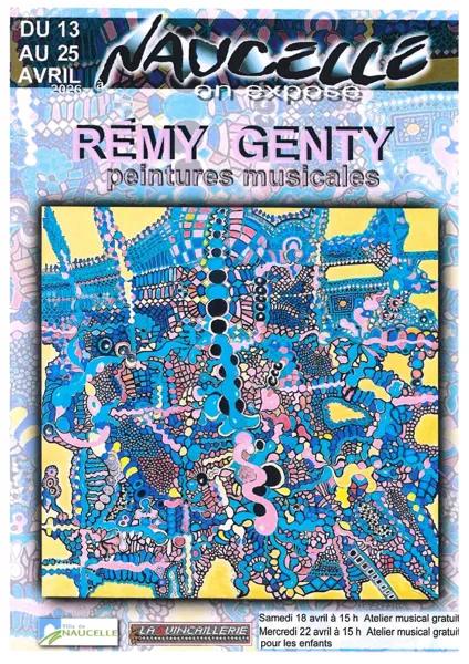 Naucelle on expose : Rémy Genty peintures musicales