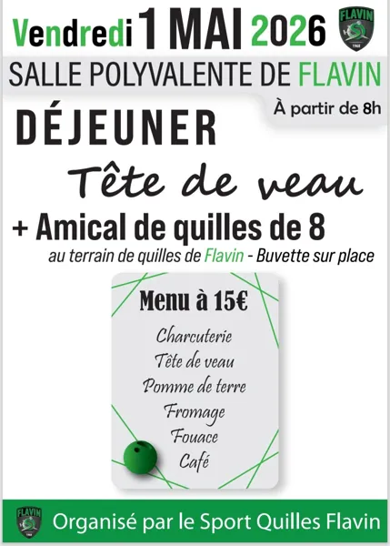 Déjeuner et Amical Quilles de 8
