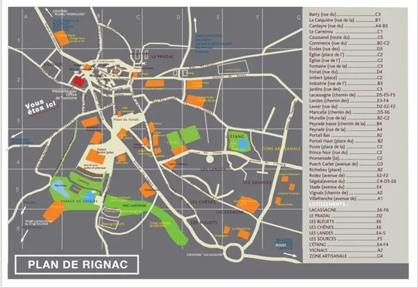 Plan de Rignac, OFFICE DE TOURISME DU PAYS RIGNACOIS
