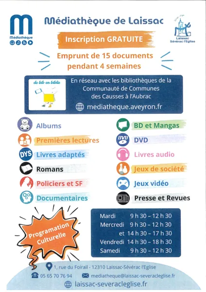 Médiathèque de Laissac
