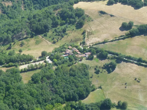 la ferme de daoudou vue d'avion, 