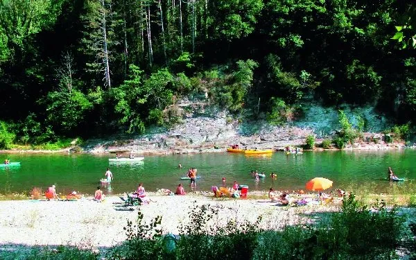 La plage : sur les bords du Tarn, CAMPING LES CERISIERS