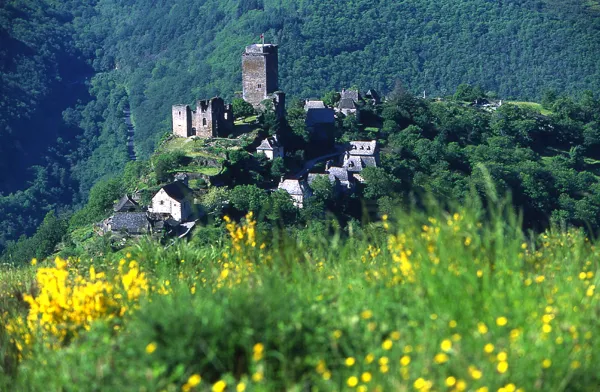 Randonnée : le château de Valon, OFFICE DE TOURISME DU CANTON DE MUR DE BARREZ