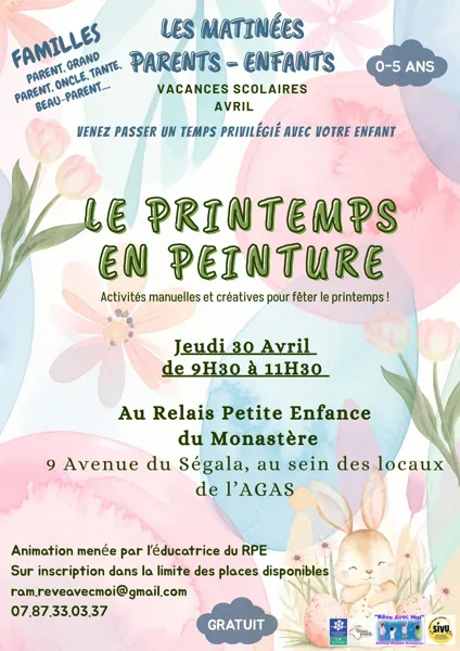 Le printemps en peinture – Matinée parents & enfants