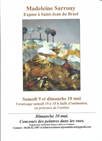 Exposition de peinture et collages