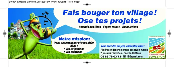 Fédération Départementale des Foyers Ruraux de l'Aveyron