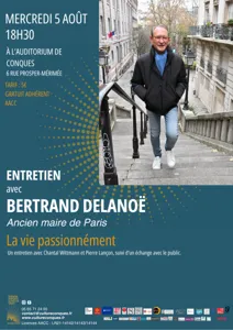 Conférence "La vie passionnément" - Bertrand DELANOË