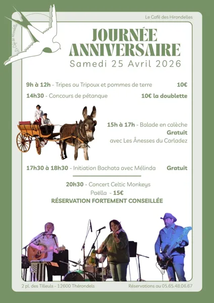 Journée anniversaire du Café des Hirondelles