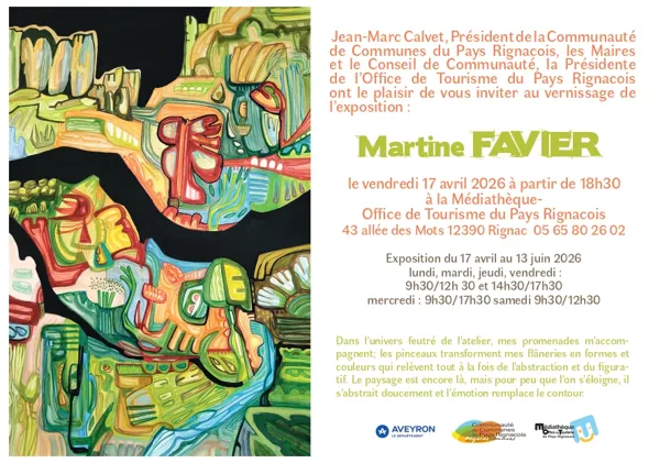 Exposition Martine Favier à la médiathèque