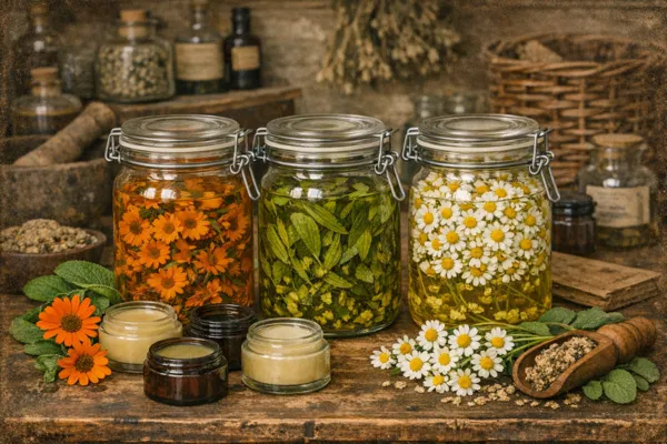 Atelier baumes et macérats - Herboristerie artisanale