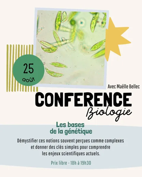 Conférence : Les bases de la génétique