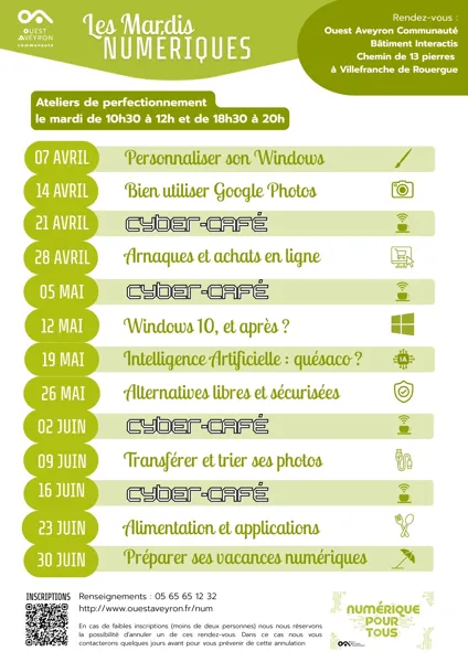 Les mardis numériques